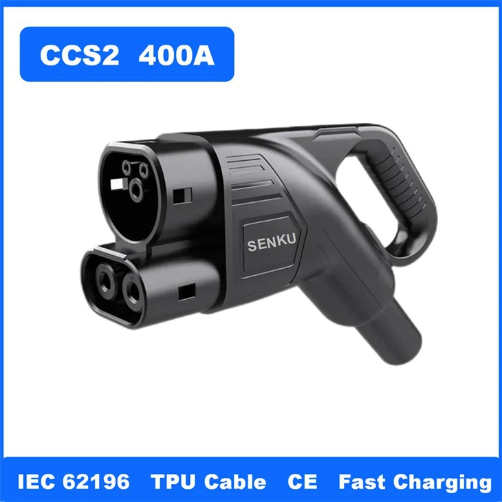 2. Retractable Ev Charging Cable 350A HPC CCS2 Ev Connector company_