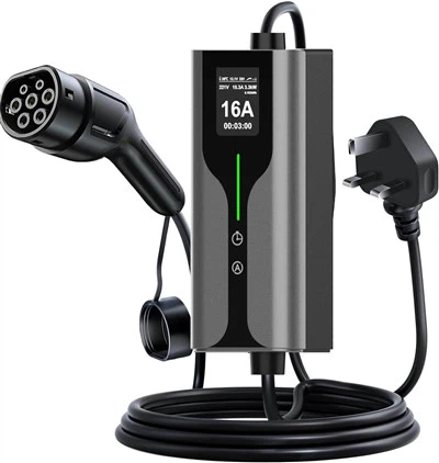 13A Elektrisk Fordons Bärbar EV Laddare Typ 2